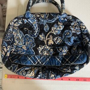 Vera Bradley purse/bag Navy Blue Windsor Pattern Retired 10x6x2 Size Bag Handbag